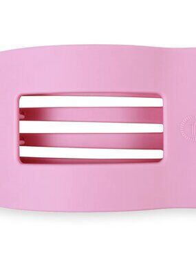 Teleties Large Flat Rectangle Clip - Merry Pinkmas